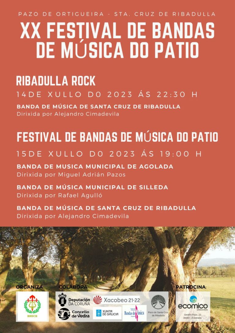 XX Festival de Bandas do Patio + Ribadulla Rock